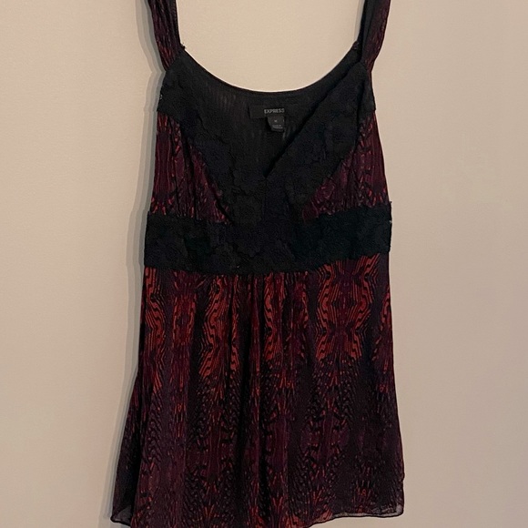 Express women’s size M Lace Tank Top - Picture 1 of 6